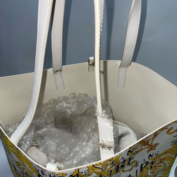 Versace Couture Jeans Tote & Pouch - Picture 5 of 12